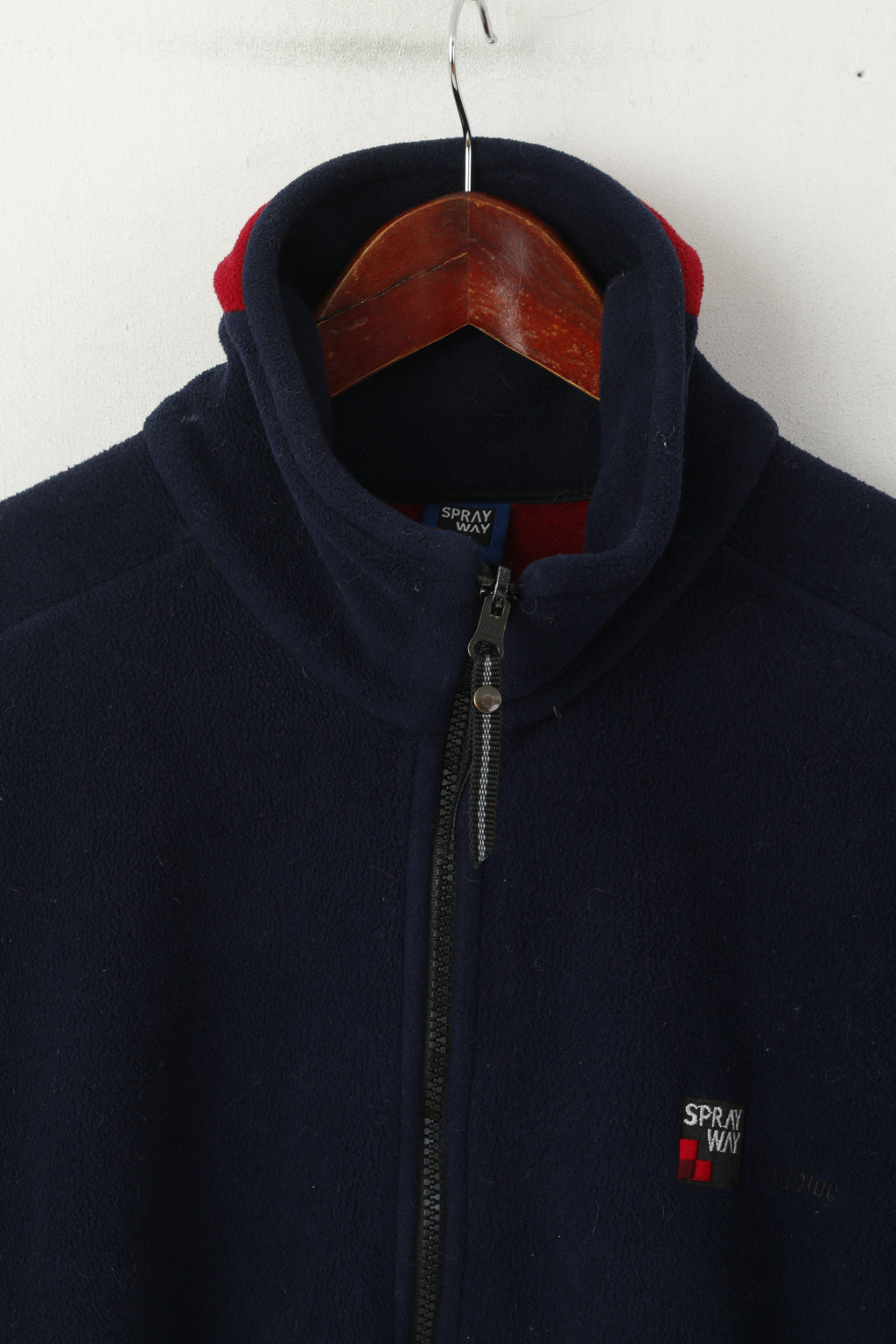 Sprayway Men S Fleece Top Navy Vintage Activewear Outdoor Sweatshirt Top