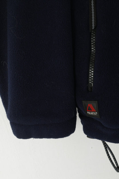 Sprayway Men S Fleece Top Navy Vintage Activewear Outdoor Sweatshirt Top