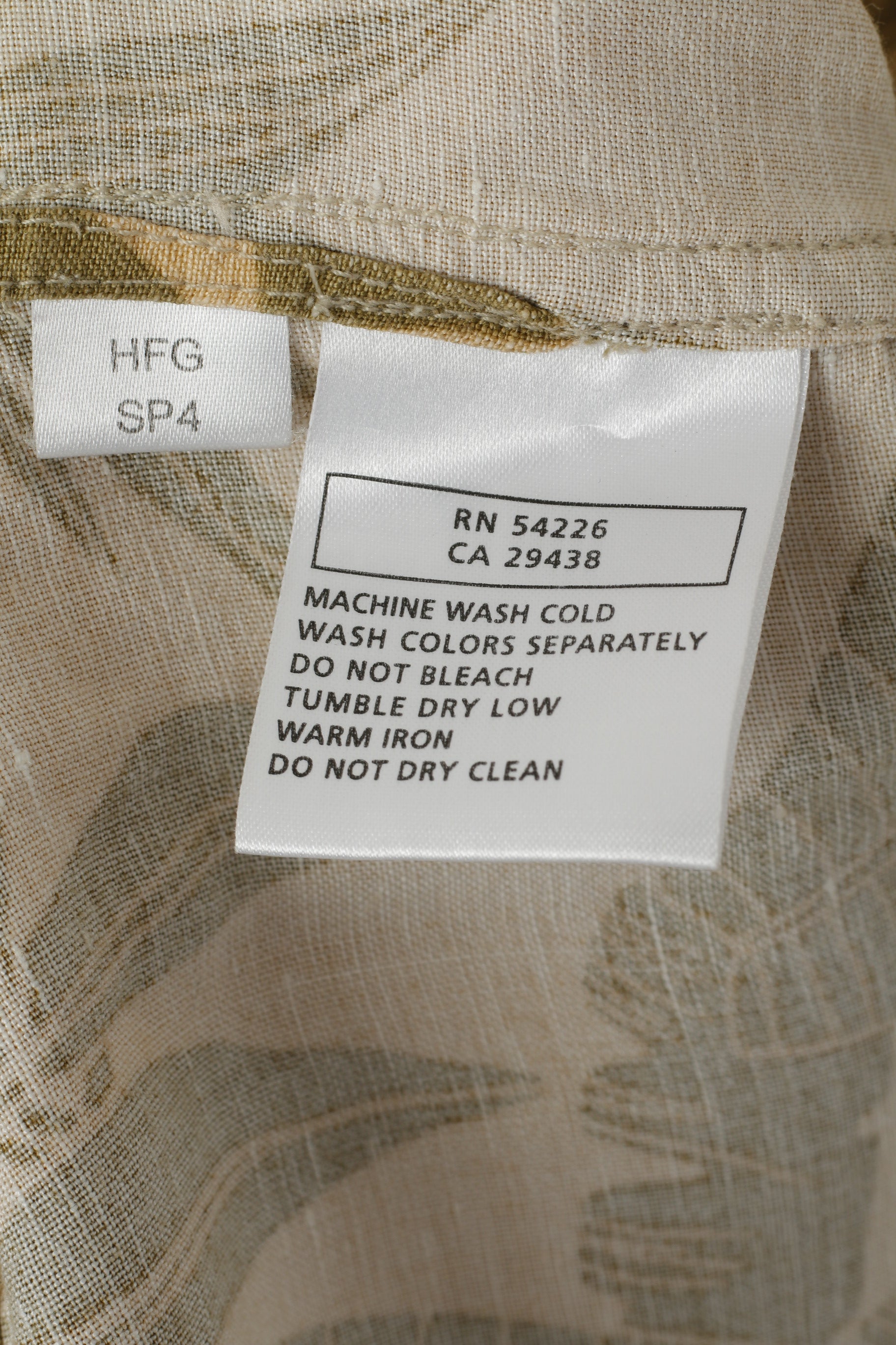 Royal Robbins Men M Casual Shirt Cream Hawaii Travel Linen Outdoor Short Sleeve Top