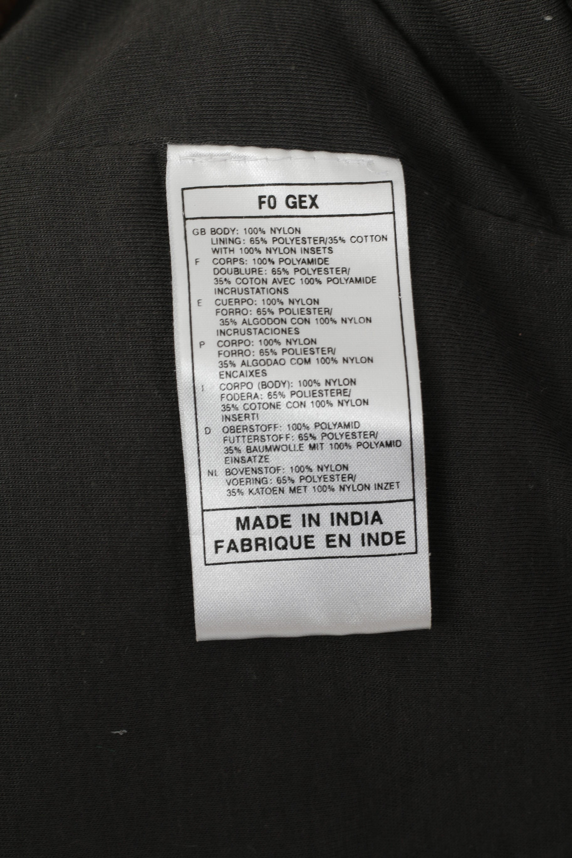 Nike Homme L 183 Veste Noir Nylon Imperméable Full Zip vintage Sportswear Top