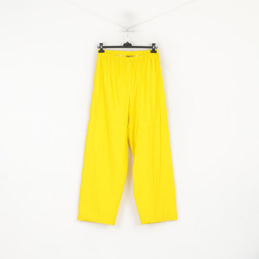 Base Camp Men L Trousers Yellow Polyurethan Outdoor Hiking Waterproof Pants