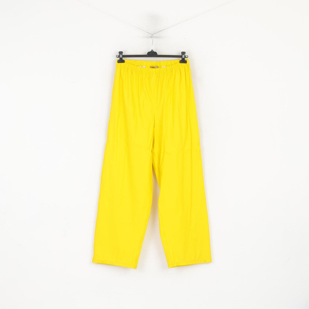 Base Camp Men L Pantalon Pantalon imperméable de randonnée en plein air en polyuréthane jaune