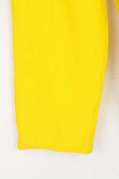 Pantaloni Base Camp da uomo L Pantaloni impermeabili da escursionismo all'aperto in poliuretano giallo