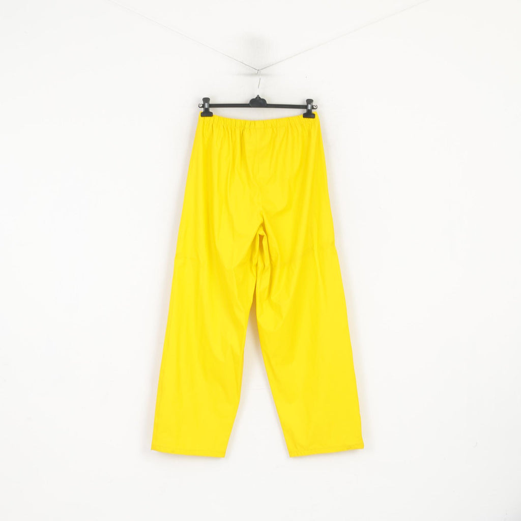 Base Camp Men L Pantalon Pantalon imperméable de randonnée en plein air en polyuréthane jaune