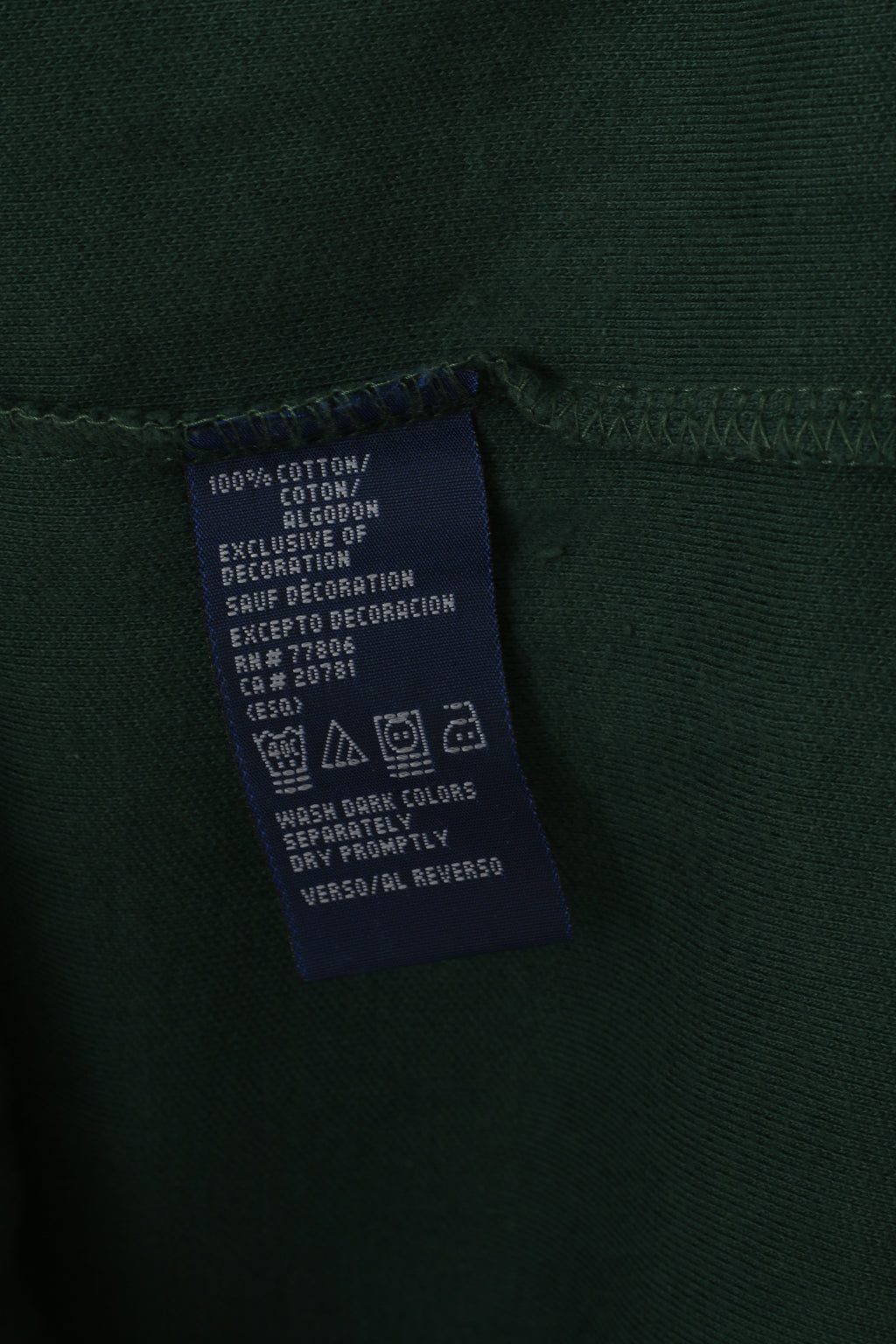 Tommy Hilfiger Men S Polo Shirt Green Cotton Plain Short Sleeve Fit Top