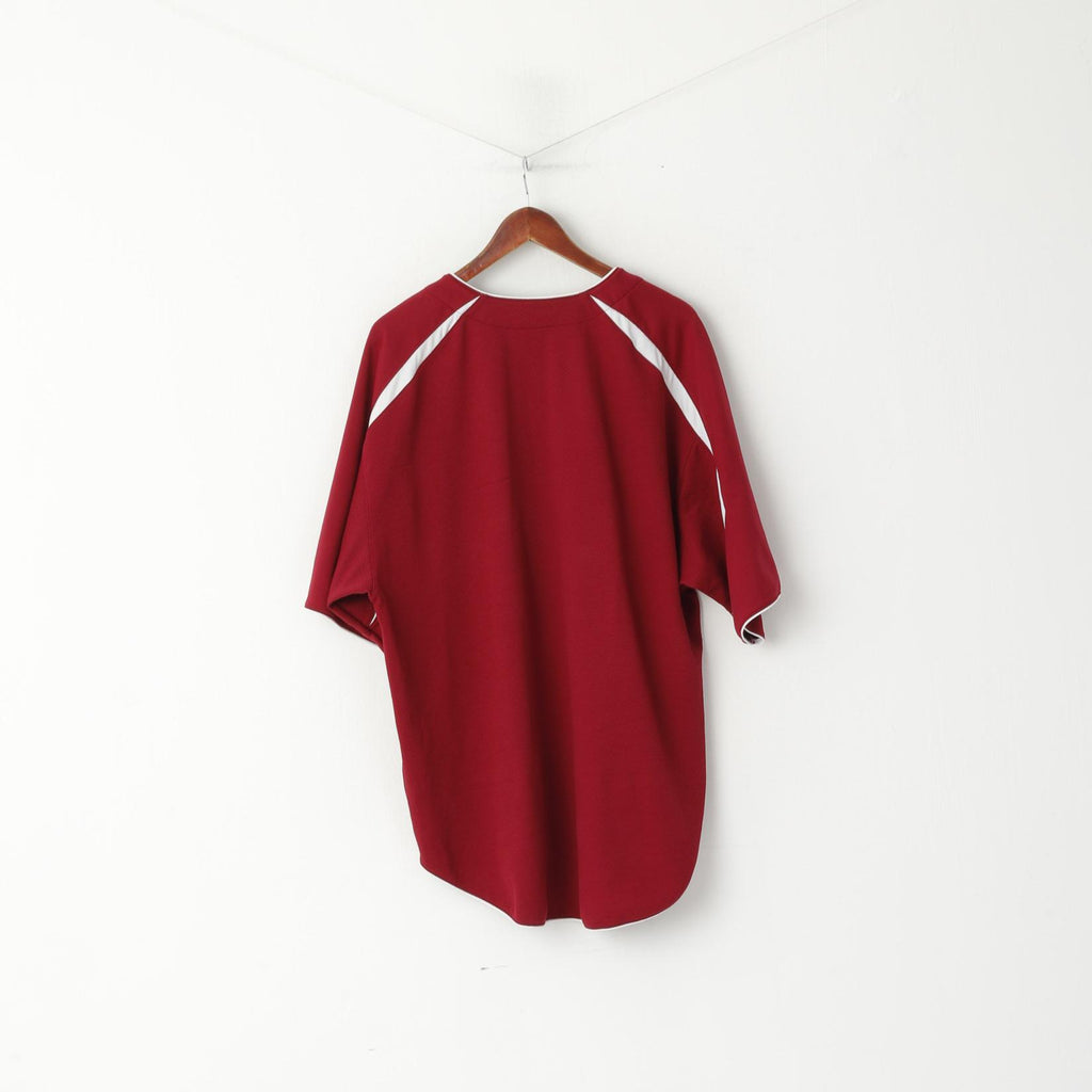 Nike Team Men XL Shirt Maroon Florida State Seminoles Baseball Top