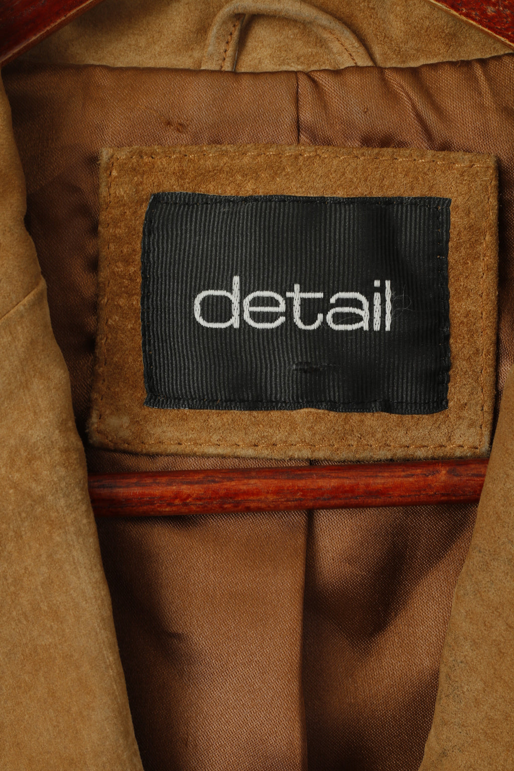 Détail femmes 14 40 M veste marron Vintage cuir daim Western ornements haut