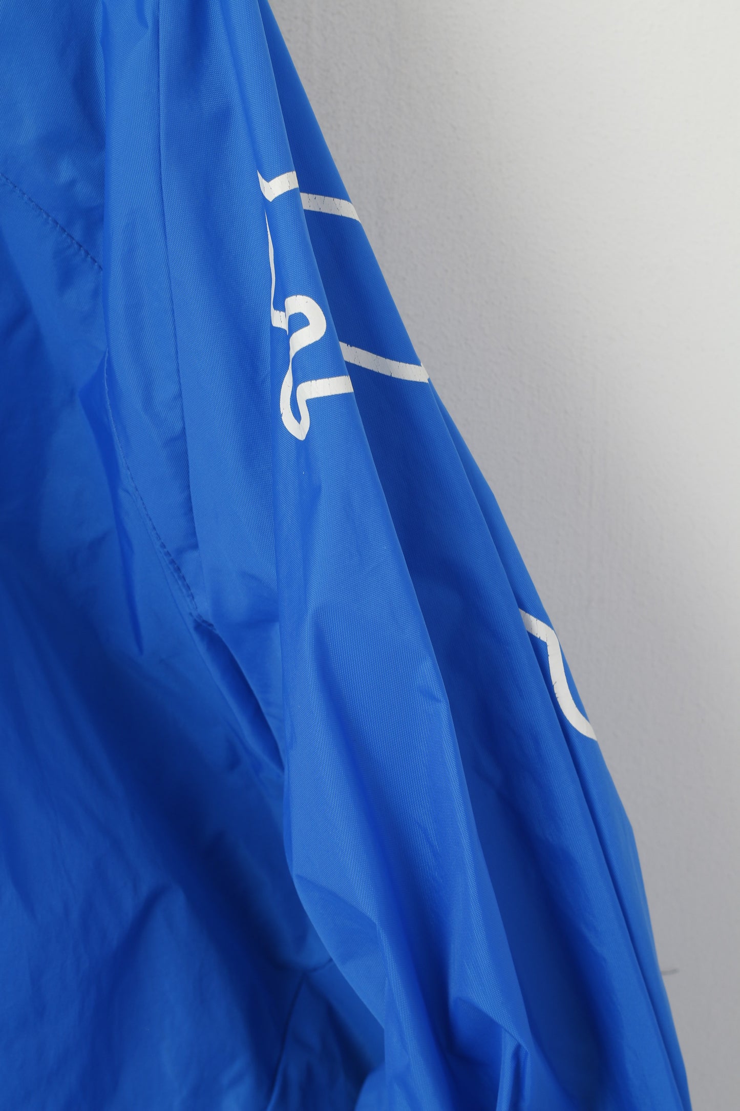Puma Veste XL pour homme en nylon bleu imperméable à capuche avec fermeture éclair intégrale