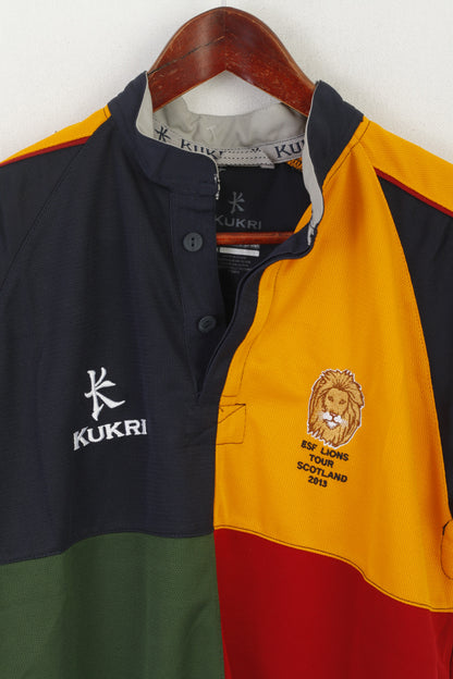 Kukri Hommes S Chemise ESF Lions Tour Ecosse 2013 #2 Vintage Sport Jersey Haut