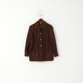 C&A Yessica Women 18 44 XL Casual Shirt BrownCountry Long Sleeve Vintage Top