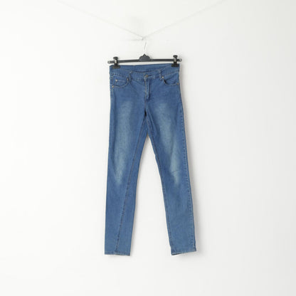 Cheap Monday Donna 28 Pantaloni Jenas Pantaloni skinny in denim attillati in cotone blu