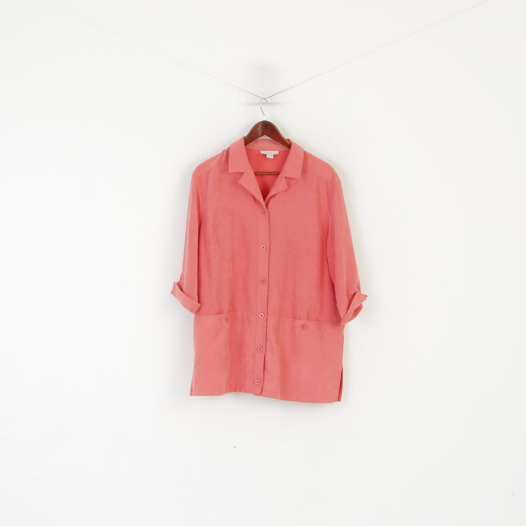 Mode mit CHARME Women 18 44 Casual Shirt Pink Country Vintage Western Top