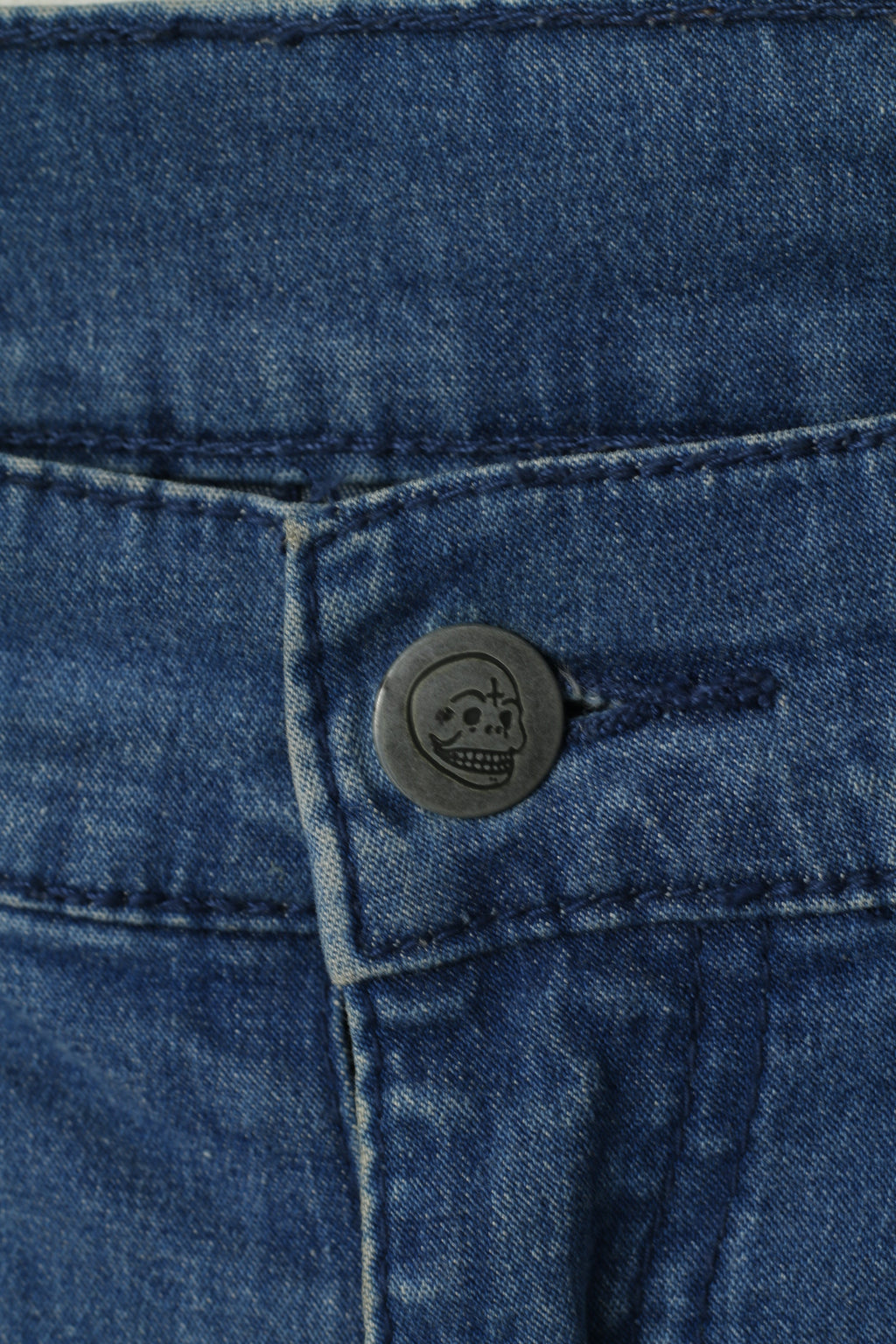 Cheap Monday Femme 28 Jenas Pantalon Skinny En Denim Serré En Coton Bleu