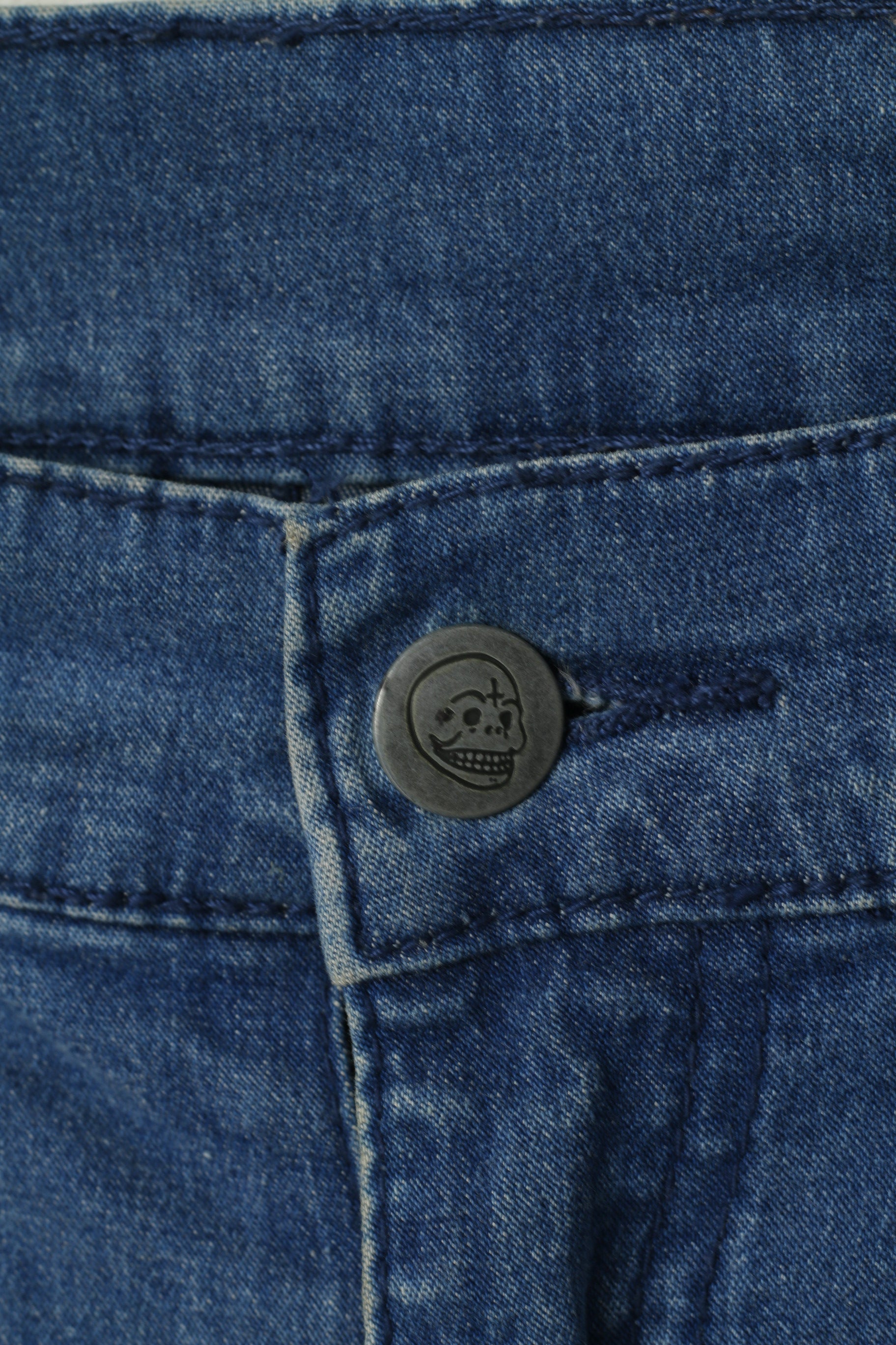 Cheap Monday Femme 28 Jenas Pantalon Skinny En Denim Serré En Coton Bleu