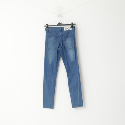 Cheap Monday Donna 28 Pantaloni Jenas Pantaloni skinny in denim attillati in cotone blu