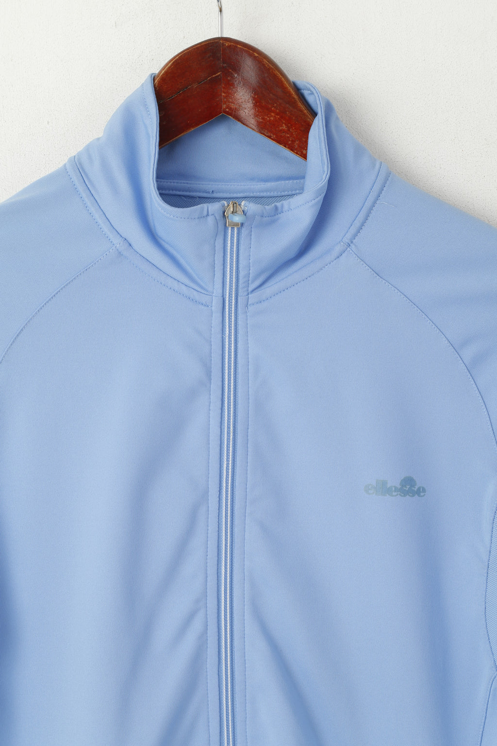 Ellesse Women 36 S Sweatshirt Blue Full Zip Sportswear Warm Up Top