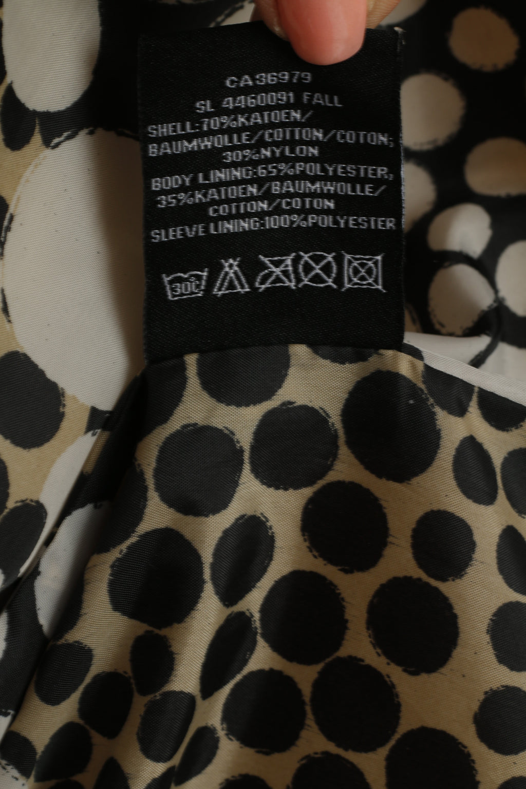 Spoom Femmes 42 M Trench-Coat Beige Coton Nylon Double Boutonnage Classique Mac