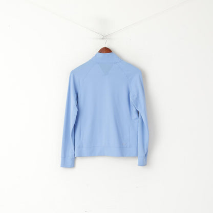 Ellesse Women 36 S Sweatshirt Bleu Full Zip Sportswear Warm Up Top