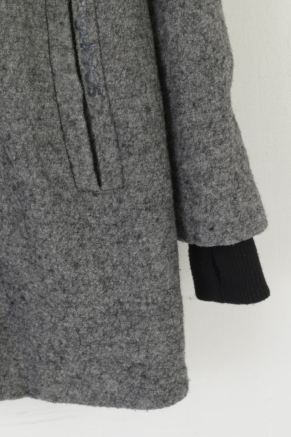 Kangourous femmes 14 40 M manteau gris fermeture éclair complète à capuche doublé haut de Sport classique