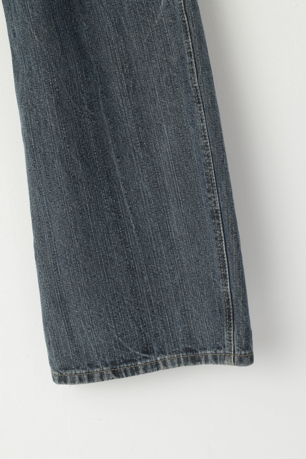 Wrangler Men W 31 L 31 Jeans Trousers Navy Cotton Denim Vintage Straight Pants