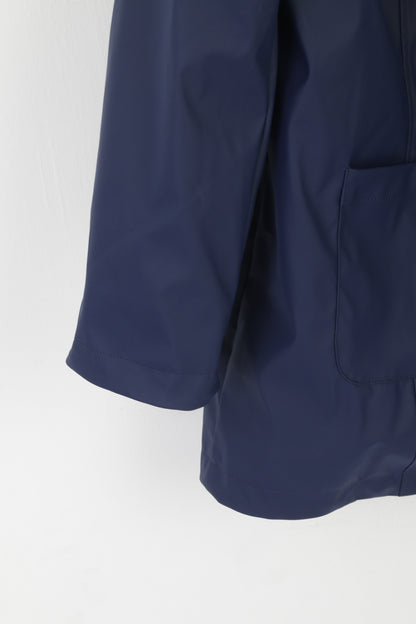 New Watterrepellent Women 22 48 XL Jacket Navy Outdoor Hooded Lined Warm Top