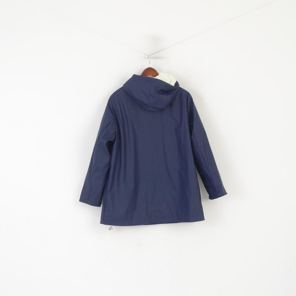 Nouveau Wattrepellent femmes 22 48 XL veste marine extérieur à capuche doublé pull à capuche