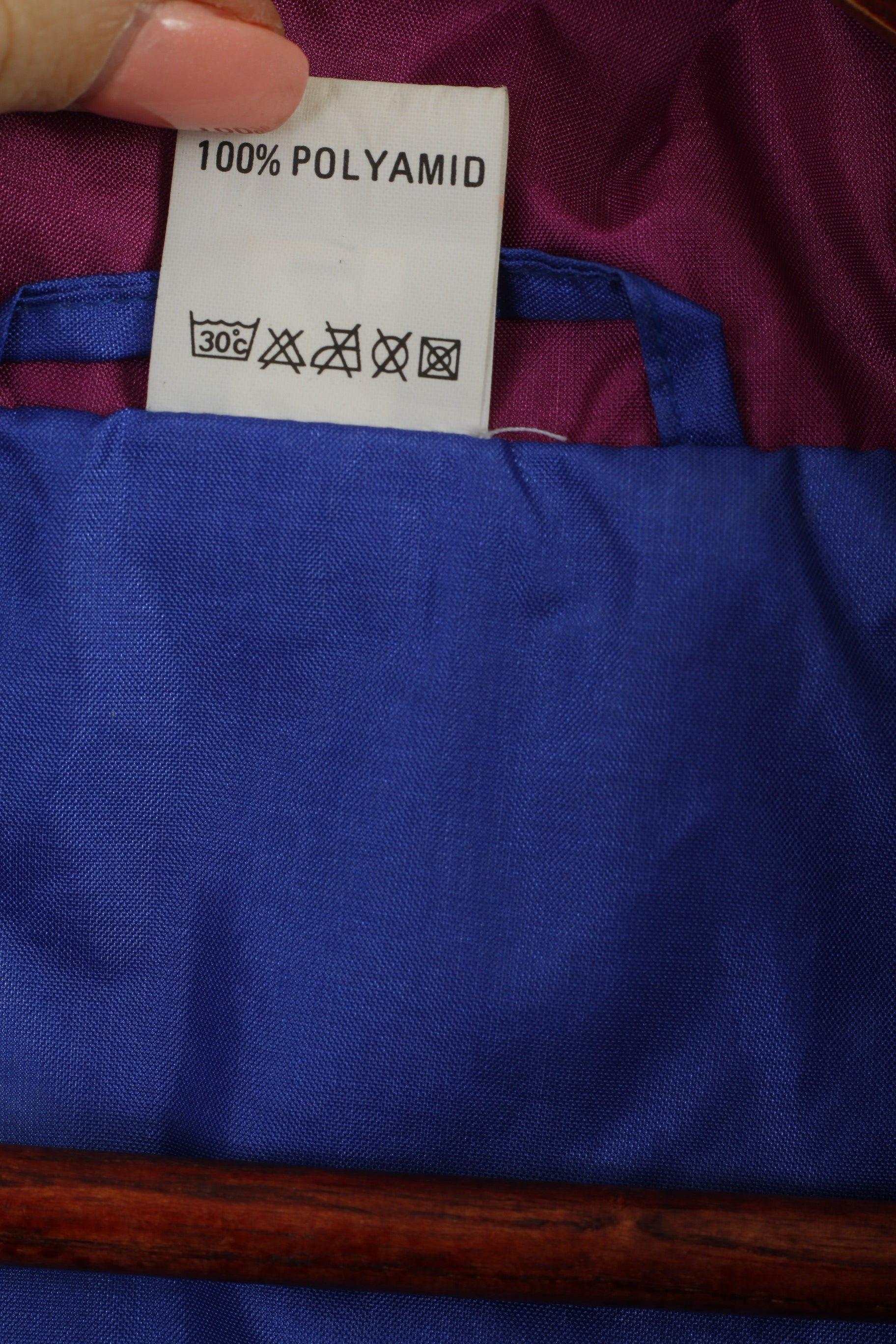 ACCI Men L Rain Jacket Green Shiny Nylon Waterproof Hidden Hood Pullover Festival Top