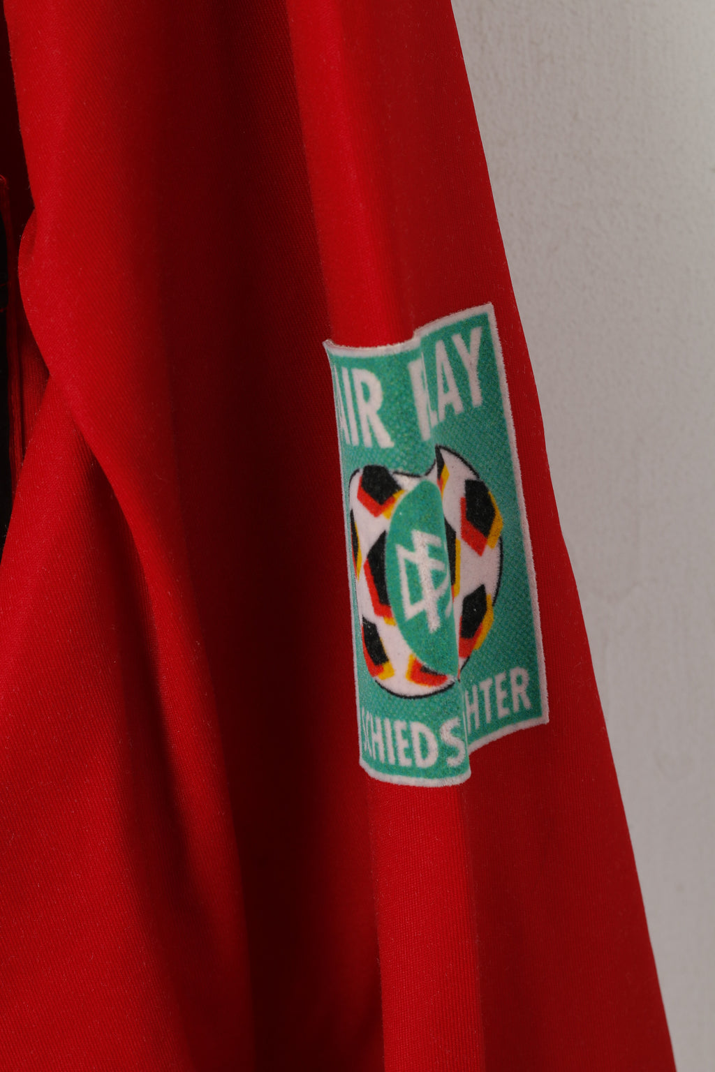 Erima Men XXL Polo Shirt Red Vintage Schiedsrichter Niederrhein E.V. Football Jersey Top