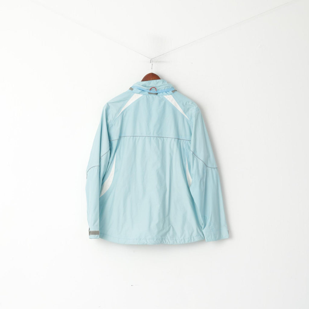 TCM Nature Trail Women 14/16 L Jacket Light Blue Lightweight Nylon Outdoor Top
