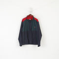 Golfino Men XL Jacket Navy Proline Golf Activewear Fill Zip Vintage Sportswear Top