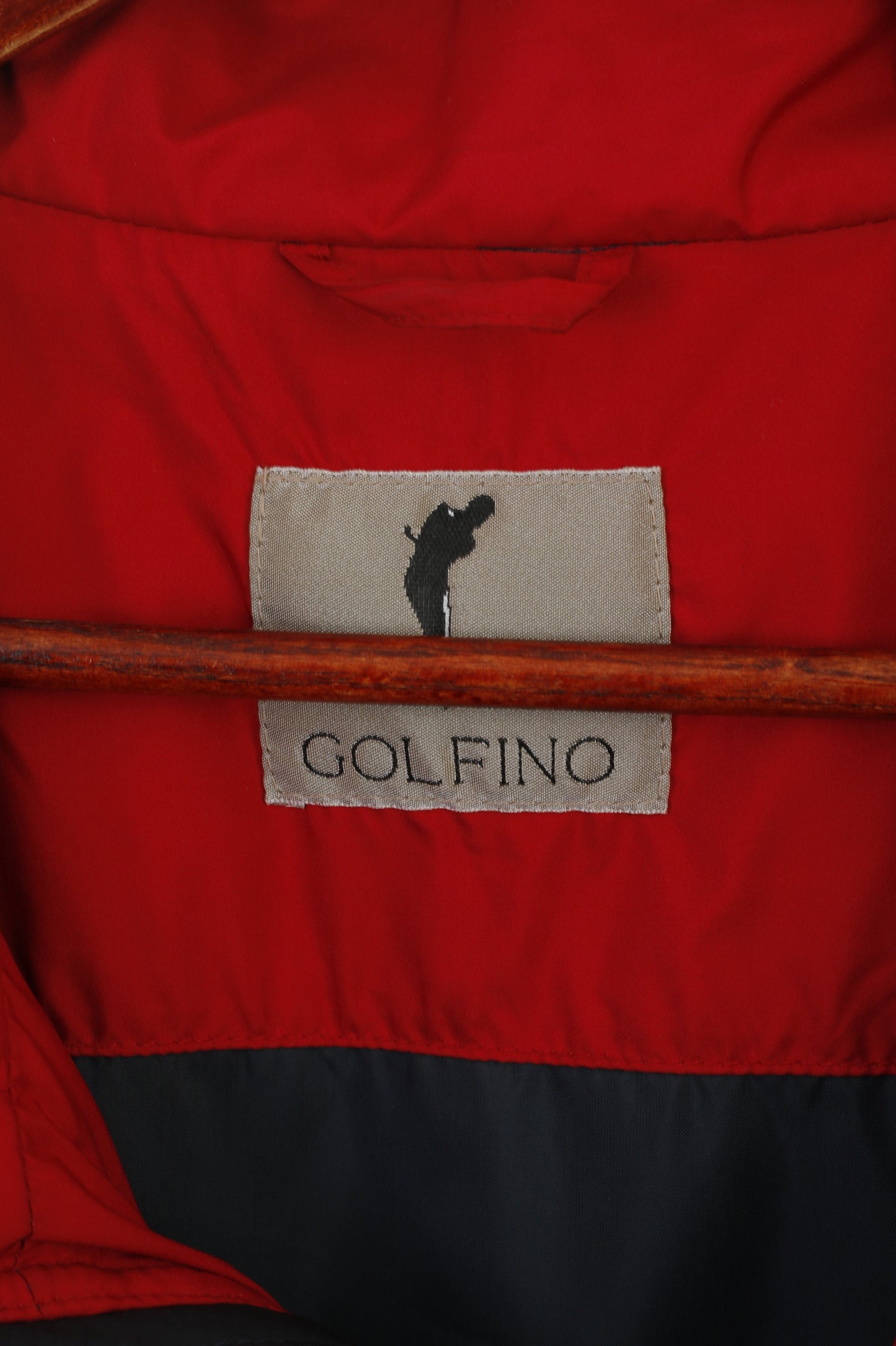 Golfino Men XL Jacket Navy Proline Golf Activewear Fill Zip Vintage Sportswear Top