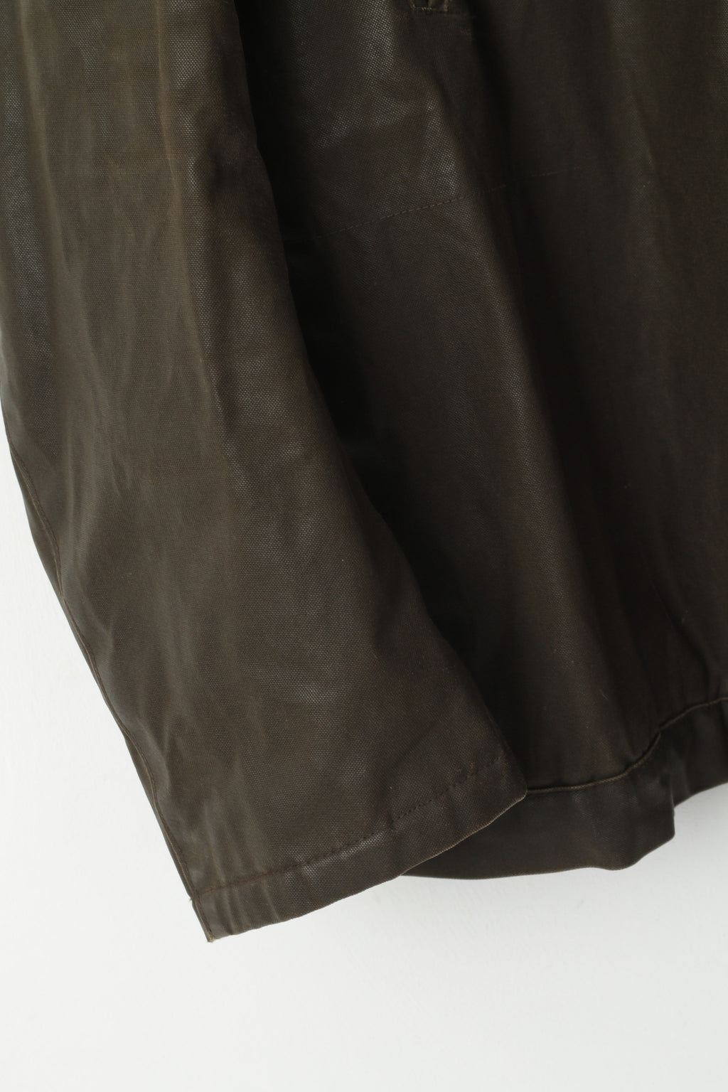 G-STAR RAW Men XXL (XL) Jacket Brown Wax Cotton Hooded Zip Up Astron Parka Top