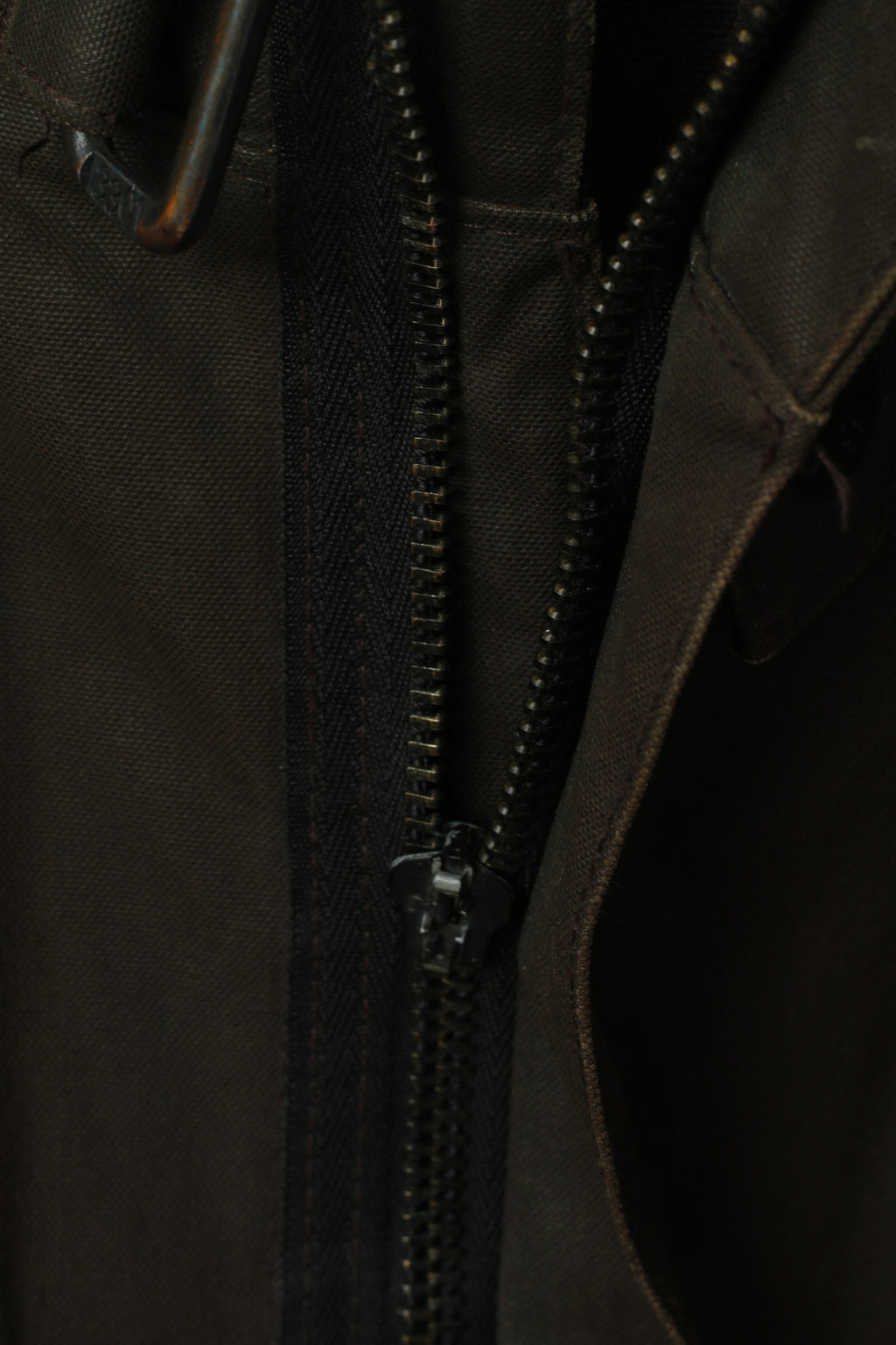 G-STAR RAW Men XXL (XL) Jacket Brown Wax Cotton Hooded Zip Up Astron Parka Top