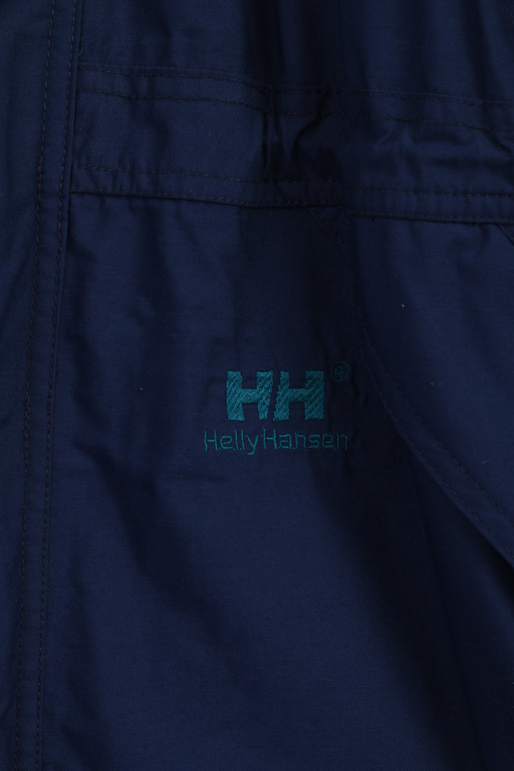 Helly Hansen Men M Jacket Green Navy Waterproof Nylon Full Zipper Outdoor Top
