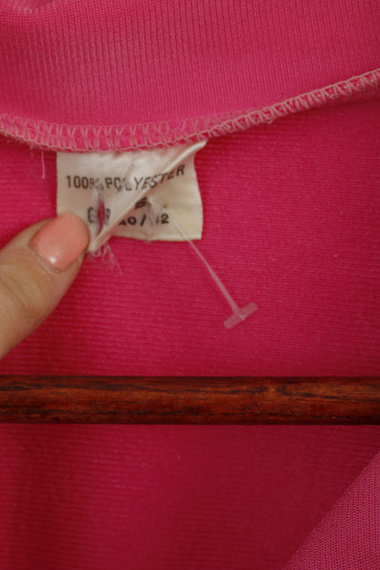 Sweat-shirt Vintage pour femmes, rose menthe, fermeture éclair complète, haut de survêtement Oldschool brillant