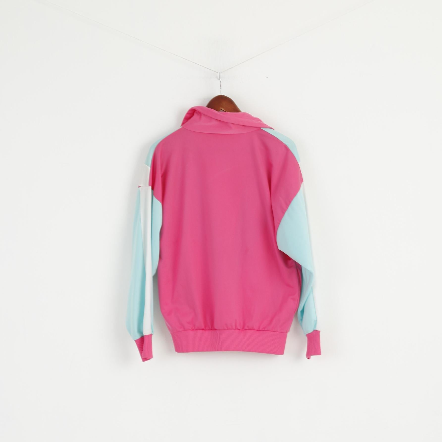 Sweat-shirt Vintage pour femmes, rose menthe, fermeture éclair complète, haut de survêtement Oldschool brillant