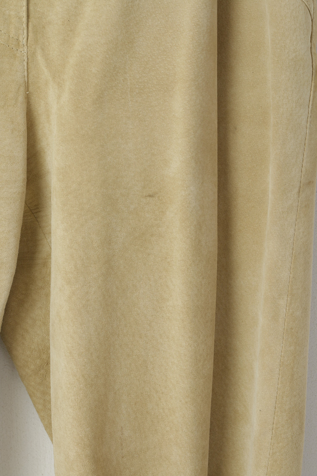 Meico Landhaus Donna 42 M Pantaloni in pelle Pantaloni tirolesi vintage in pelle scamosciata beige