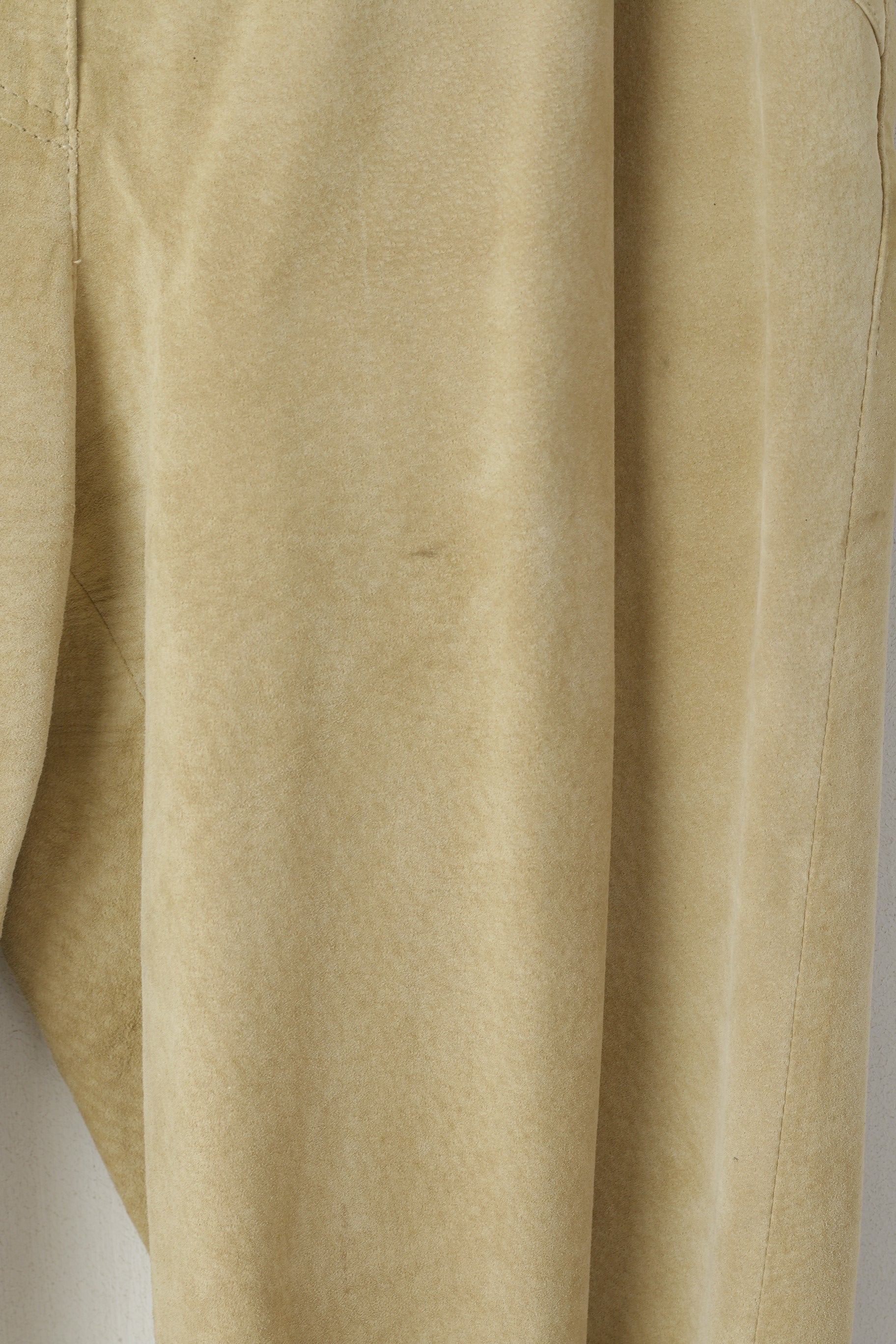 Meico Landhaus Donna 42 M Pantaloni in pelle Pantaloni tirolesi vintage in pelle scamosciata beige