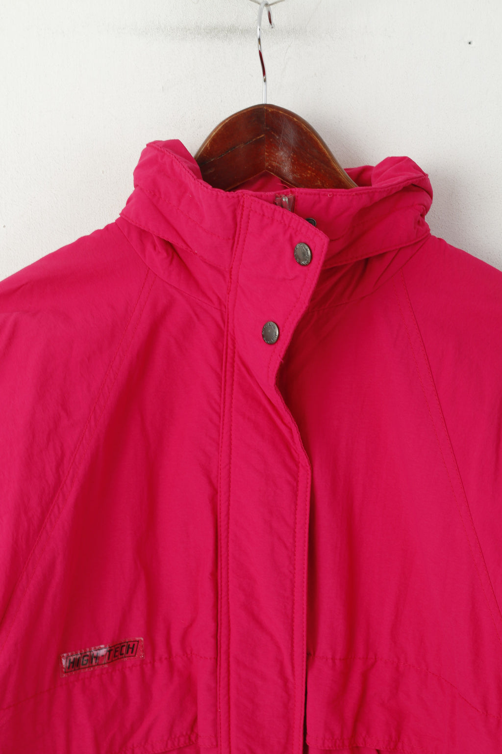 Elho Women 38 M Jacket Vintage Amaranth Gore Tex Waterproof '90 Anorak Coat