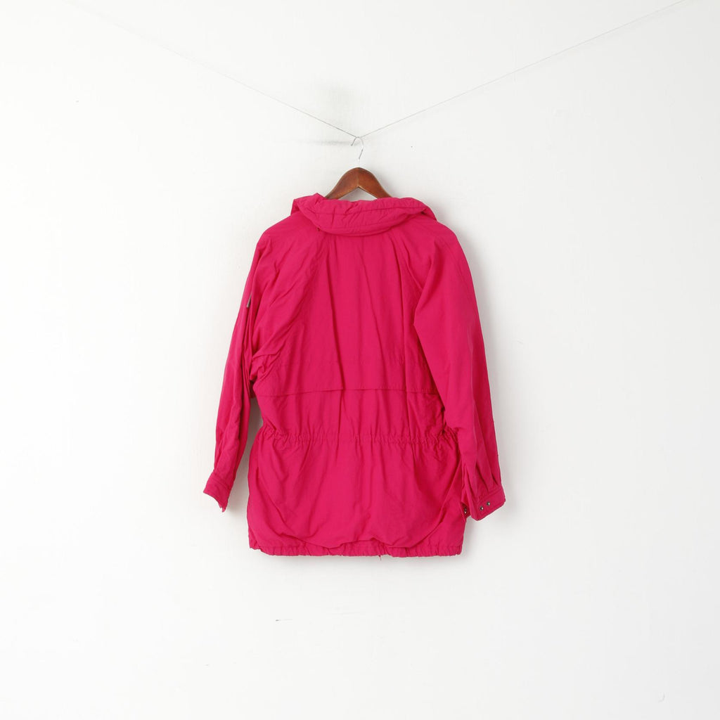 Elho Women 38 M Jacket Vintage Amaranth Gore Tex Waterproof '90 Anorak Coat