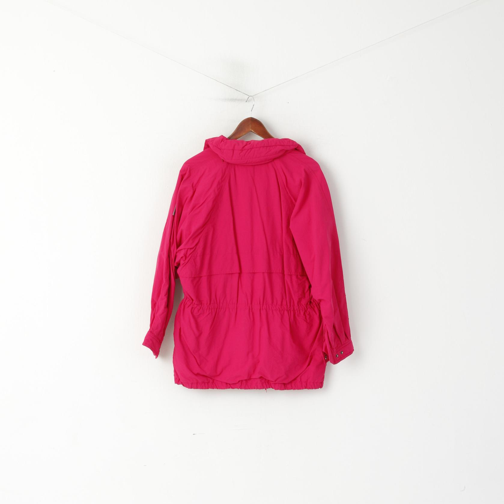 Elho Women 38 M Jacket Vintage Amaranth Gore Tex Waterproof '90 Anorak Coat