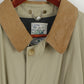 Barrows & Sons Men L Trench Coat Light Green Cotton Italy Belted Gentelman's Outfitter's Mac