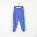 Etirel Men XXL Sweatpants Purple Shiny Vintage Drawstring Sportswear Trousers