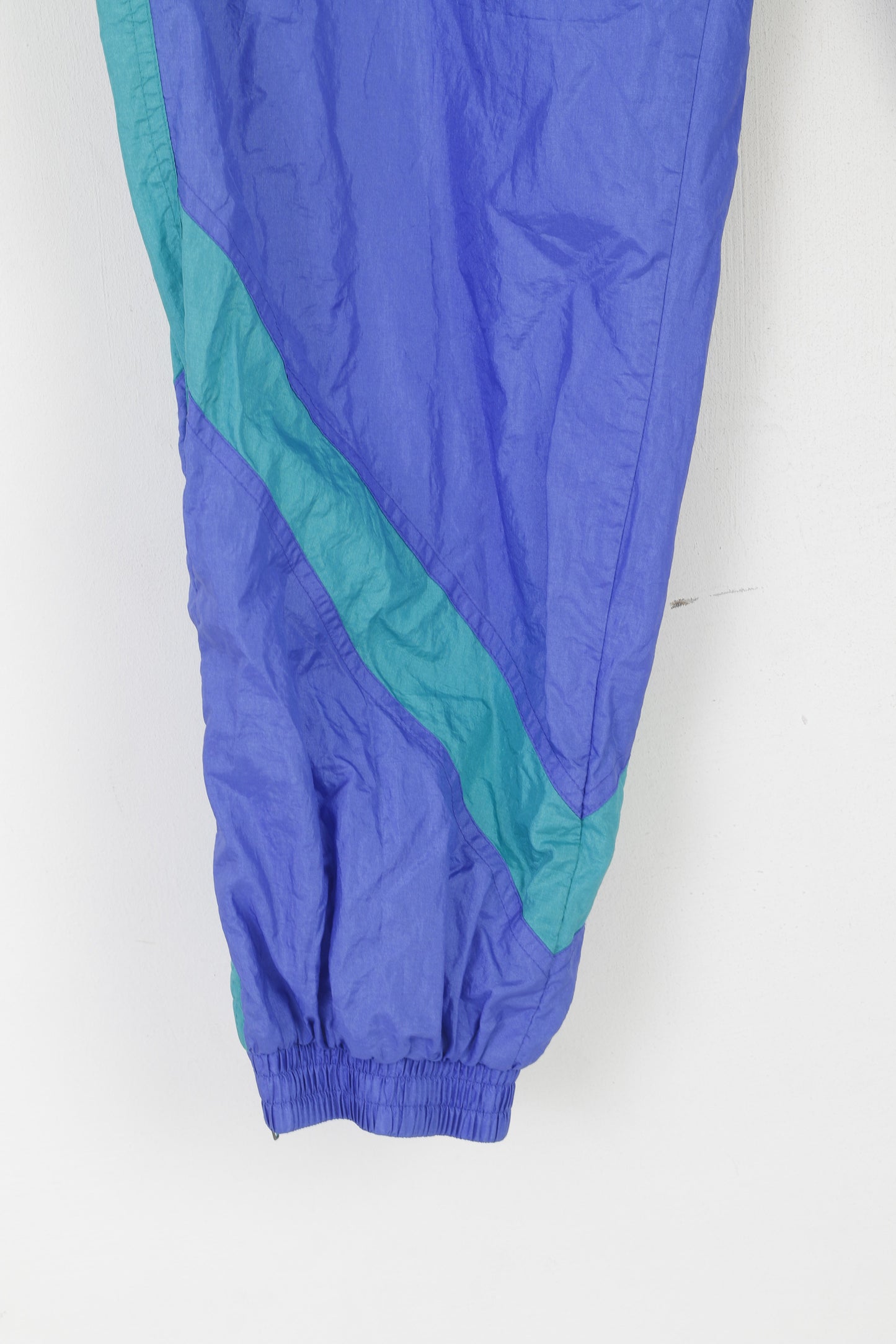 Etirel Men XXL Sweatpants Purple Shiny Vintage Drawstring Sportswear Trousers