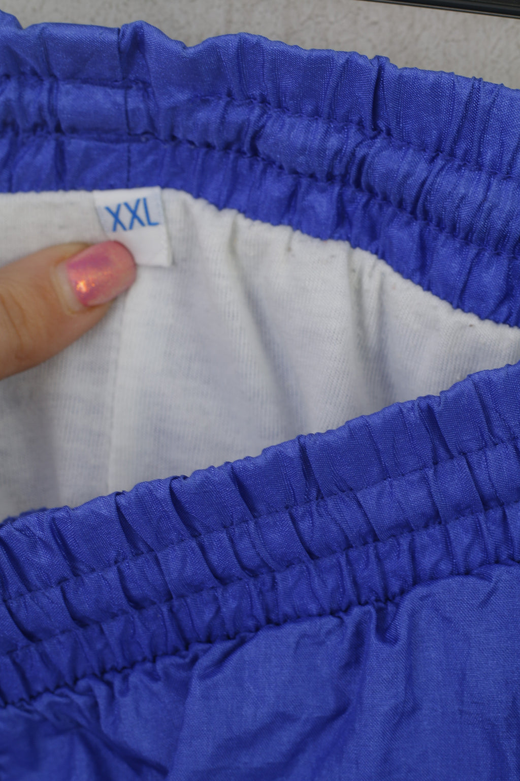 Etirel Pantalon de survêtement XXL pour homme Violet brillant vintage avec cordon de serrage