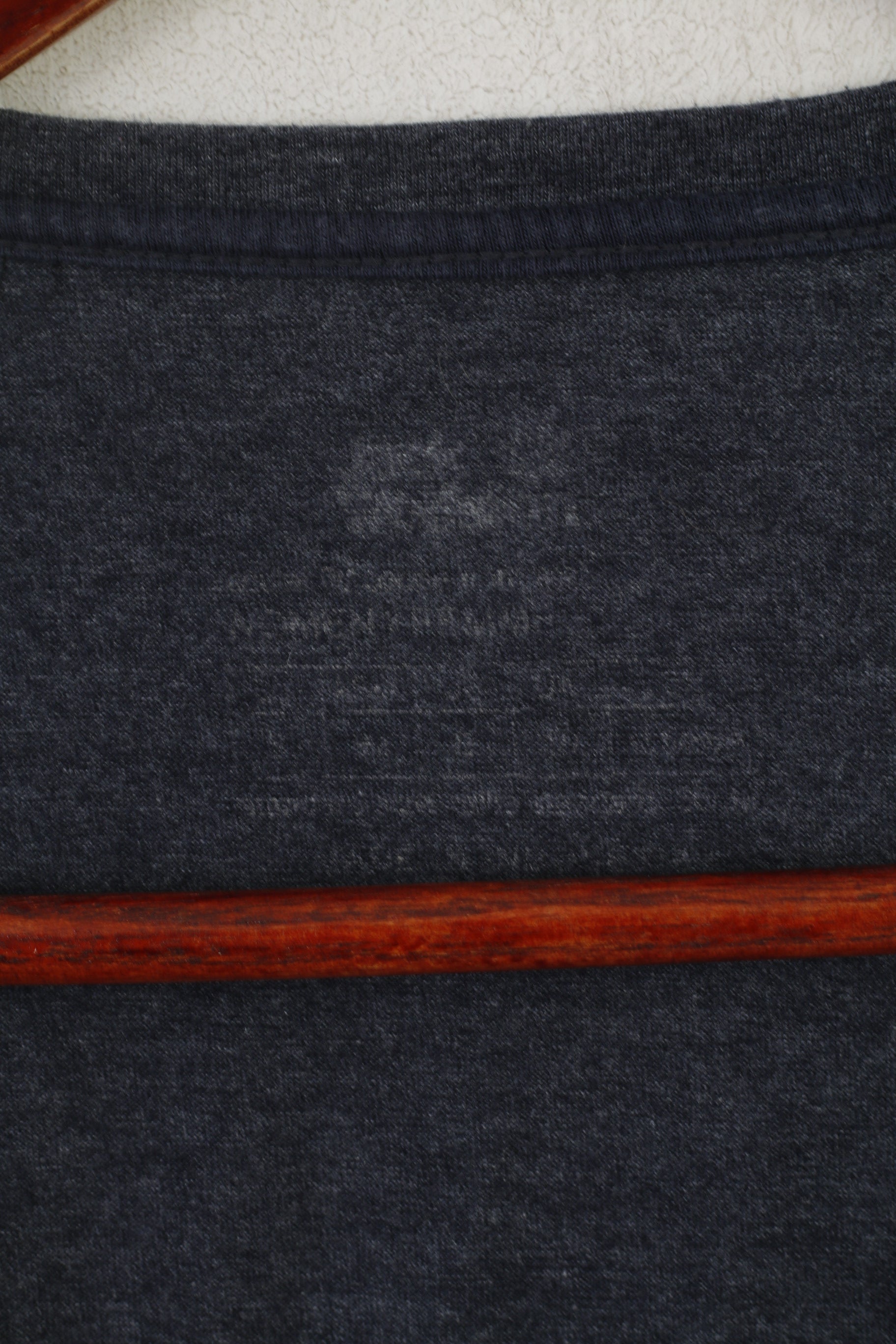 Jack Wolfskin Women S Shirt Navy Cotton Graphic Crew Neck Outdoor Top