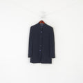 Sartoria Del Borgo Women 42 S Blazer Navy Viscosa Vintage Made In Italy Jacket