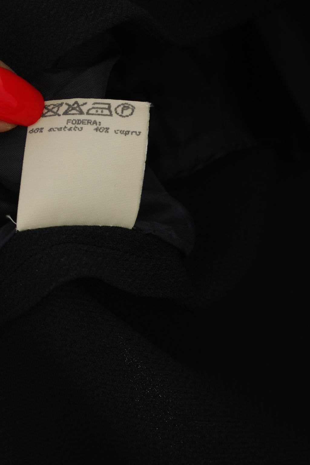 Sartoria Del Borgo Donna 42 S Blazer Navy Viscosa Giacca Vintage Made In Italy