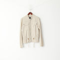 G-Star Raw Femmes XL (L) Veste Beige Coton Léger Zip Up East Rovic Top