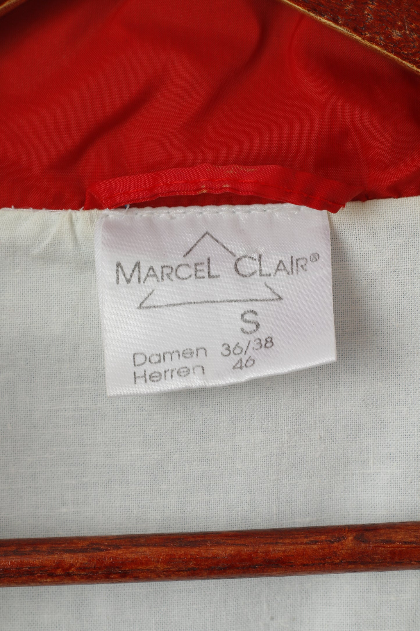 Marcel Clair Men S Jacket Blue Vintage Life Line Activewear Hidden Hood Sport Top